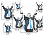 Roy Williams North Carolina NCAA College Art Poster