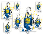 Klay Thompson Golden State Warriors Basketball Art Poster