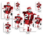 Deion Sanders San Francisco 49ers Football Art Poster