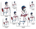 Matt Olson Atlanta Braves Baseball Art Poster