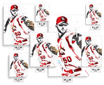 Adam Wainwright St. Louis Cardinals Baseball Art Poster