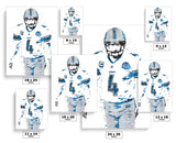 Jason Hanson Detroit Lions Football Art Poster