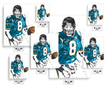 Mark Brunell Jacksonville Jaguars Football Art Poster