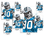 Julius Peppers Carolina Panthers Football Art Poster