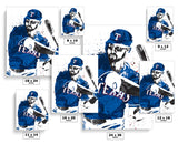 Joey Gallo Texas Rangers Baseball Art Poster