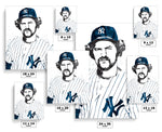 Thurman Munson New York Yankees Baseball Art Poster