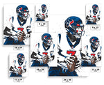 CJ Stroud Houston Texans Football Art Poster