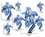 Julius Peppers North Carolina NCAA College Art Poster