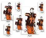 Joe Thomas Cleveland Browns Football Art Poster