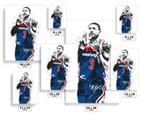 Bradley Beal Washington Wizards Basketball Art Poster