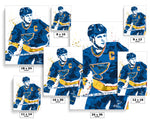 Brett Hull St Louis Blues Hockey Art Poster