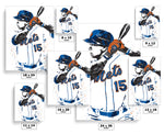 Carlos Beltran New York Mets Baseball Art Poster