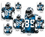 Steve Smith Carolina Panthers Football Art Poster