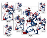 David Tyree New York Giants Football Art Poster