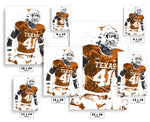 Jaylan Ford Texas Longhorns NCAA College Art Poster