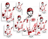 Kyle Farmer Cincinnati Reds Baseball Art Poster