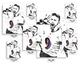 Justin Tucker Baltimore Ravens Football Art Poster