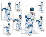 Randy Johnson Seattle Mariners Baseball Art Poster