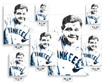 Babe Ruth New York Yankees Baseball Art Poster