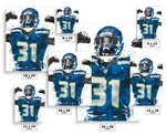 Kam Chancellor Seattle Seahawks Football Art Poster