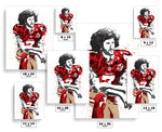 Colin Kaepernick San Francisco 49ers Football Art Poster