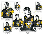 Mario Lemieux Pittsburgh Penguins Hockey Art Poster