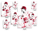 Chase Utley Philadelphia Phillies Baseball Art Poster