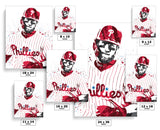 Bryce Harper Philadelphia Phillies Baseball Art Poster