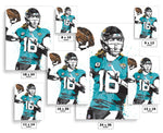 Trevor Lawerence Jacksonville Jaguars Football Art Poster