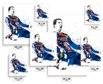 Luis Suarez FC Barcelona Soccer Futbol Art Poster