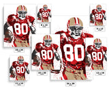 Jerry Rice San Francisco 49ers Football Art Poster