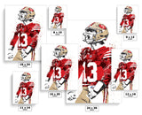 Brock Purdy San Francisco 49ers Football Art Poster