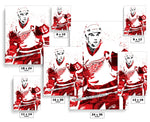 Steve Yzerman Detroit Red Wings Hockey Art Poster