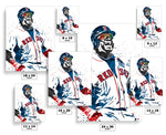 David Ortiz Boston Red Sox Baseball Art Poster