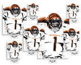 Ja'Marr Chase Cincinnati Bengals Football Art Poster