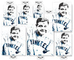 Babe Ruth New York Yankees Baseball Art Poster