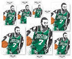 Jaylen Brown Boston Celtics Basketball Art Poster