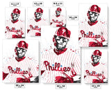 Bryce Harper Philadelphia Phillies Baseball Art Poster