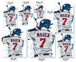 Joe Mauer Minnesota Twins Baseball Art Poster