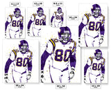 Cris Carter Minnesota Vikings Football Art Poster