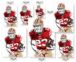 Christian McCaffrey San Francisco 49ers Football Art Poster