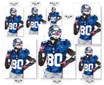 Victor Cruz New York Giants Football Art Poster