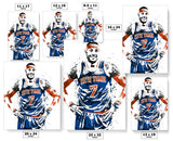 Carmelo Anthony New York Knicks Basketball Art Poster