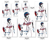 Matt Olson Atlanta Braves Baseball Art Poster