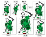 Raul Jimenez Mexico Soccer Futbol Art Poster