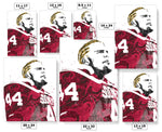 Brian Bosworth Oklahoma Sooners NCAA College Art Poster