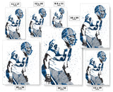 Chris Spielman Detroit Lions Football Art Poster