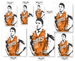 Devin Booker Phoenix Suns Basketball Art Poster