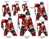 Jonathan Toews Chicago Blackhawks Hockey Art Poster