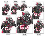 Lavonte David Tampa Bay Bucs Football Art Poster